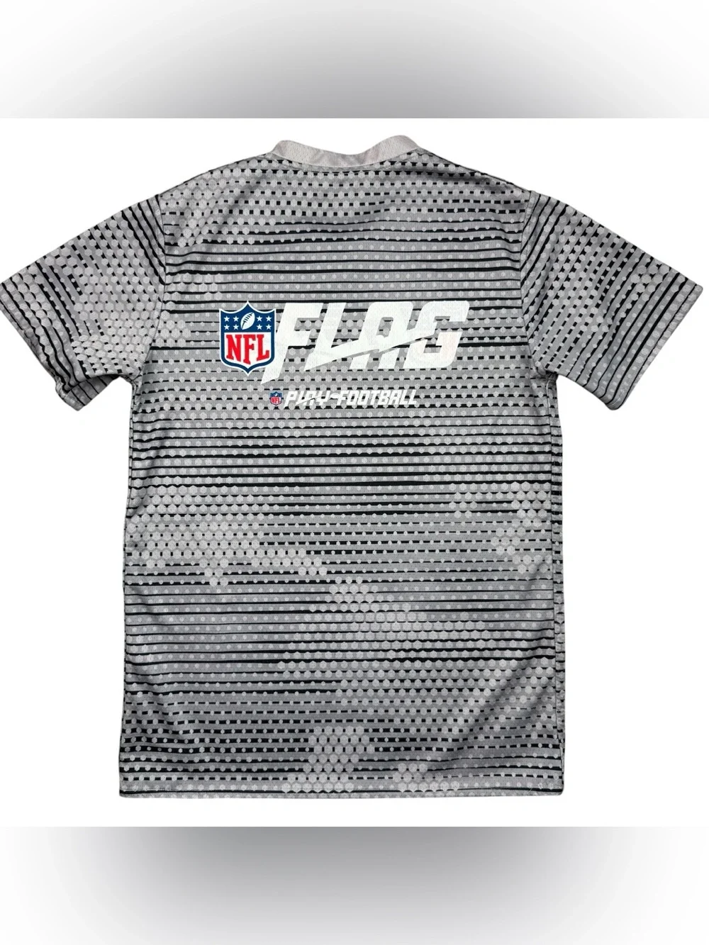 Boys Las Vegas Raiders REVERSIBLE NFL Flag Football Jersey Shirt size YOUTH L